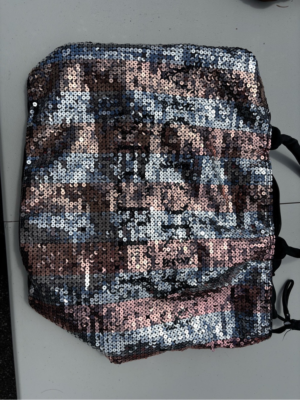 Victoria's Secret Sequined Hobo Bag in Rose Gold, Silver, Black